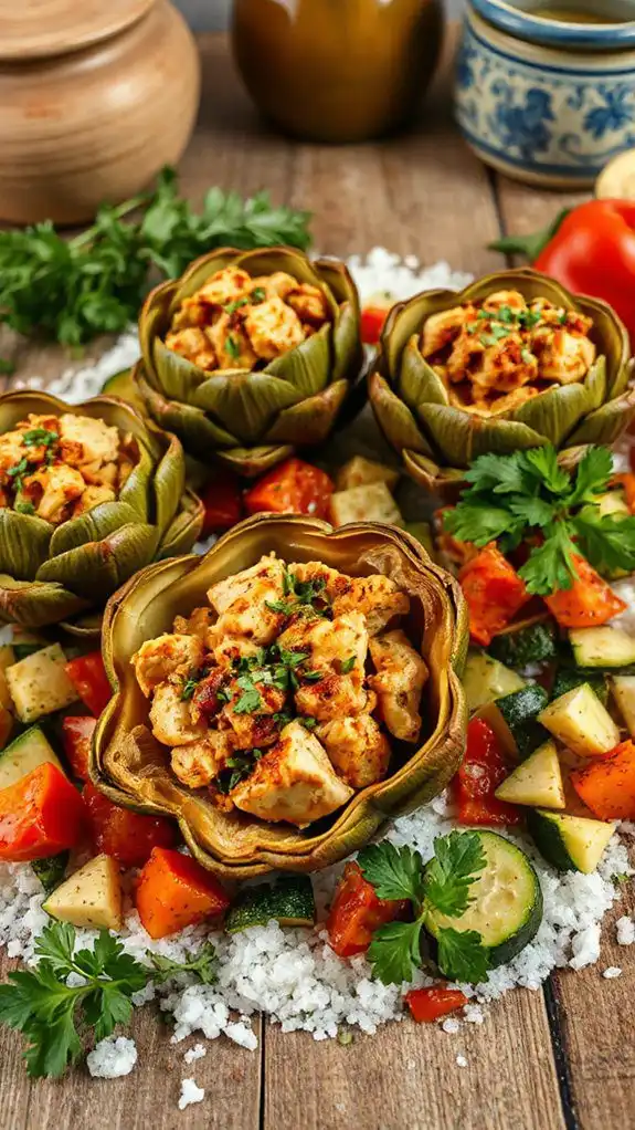 mediterranean chicken artichoke dish