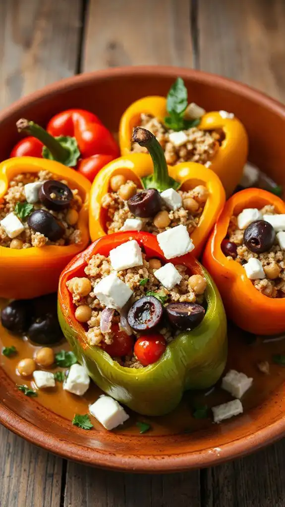 mediterranean flavored bell peppers mediterranean flavored bell peppers