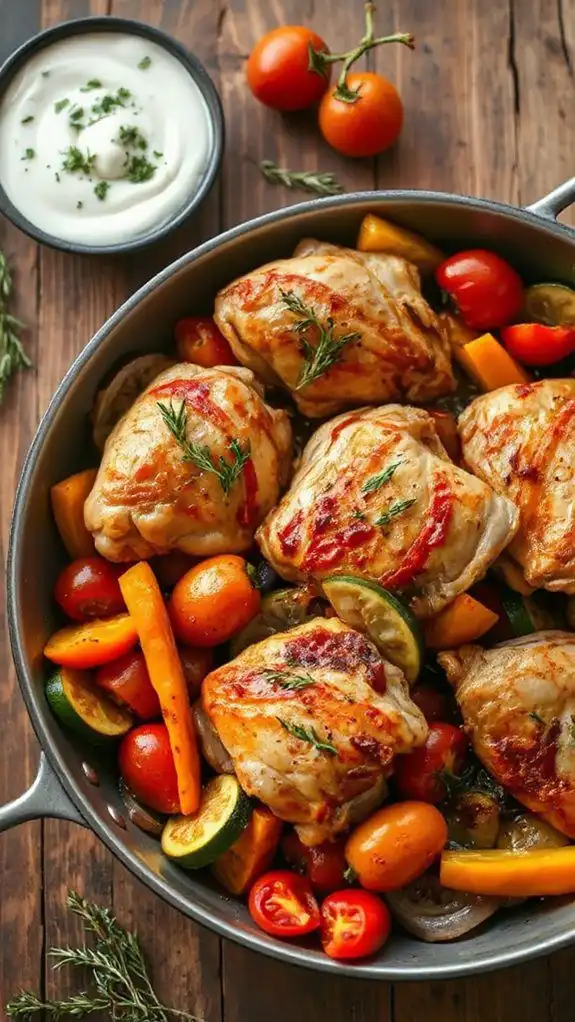 mediterranean inspired chicken dish