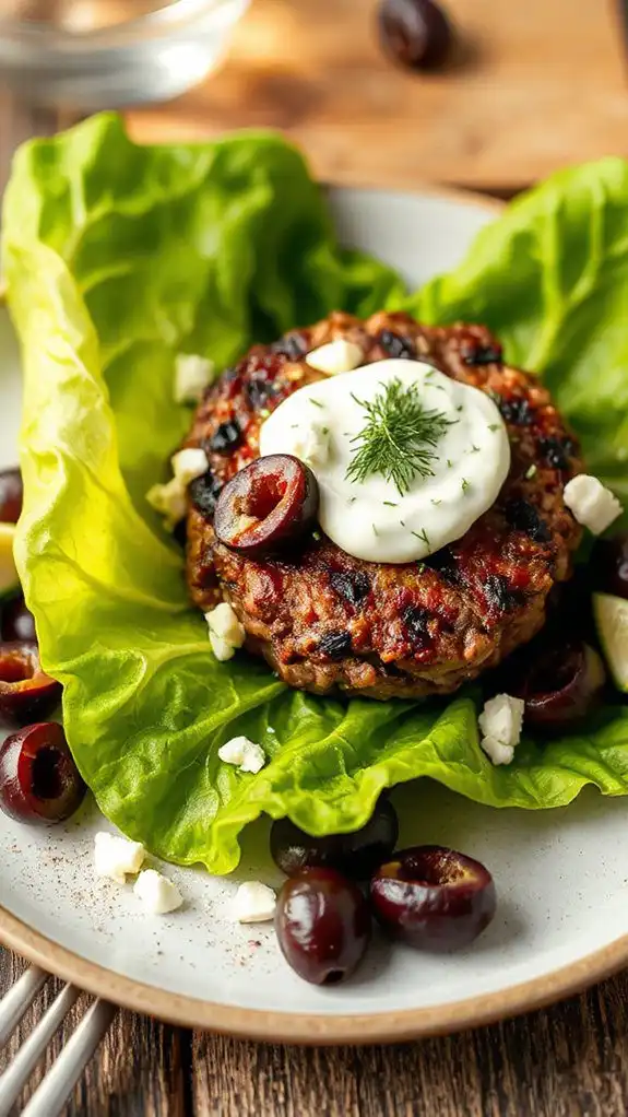 mediterranean inspired flavorful patties