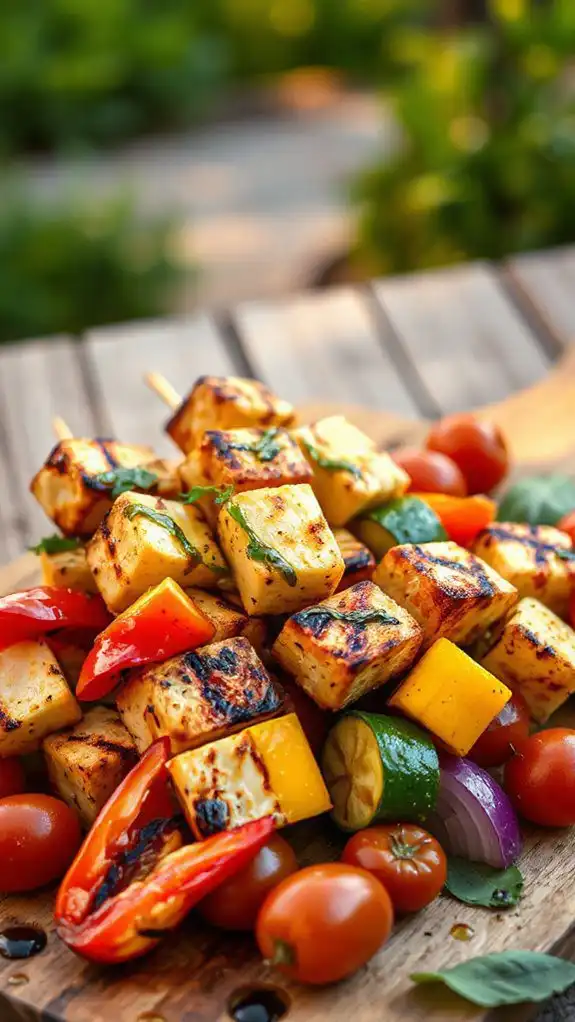 mediterranean inspired grilled skewers