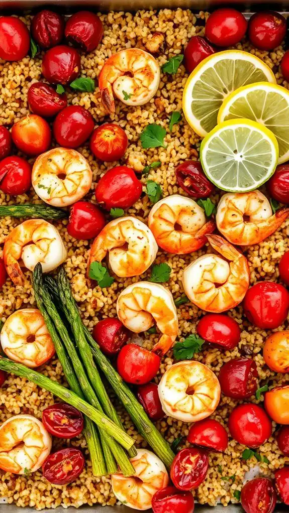 mediterranean inspired shrimp dish