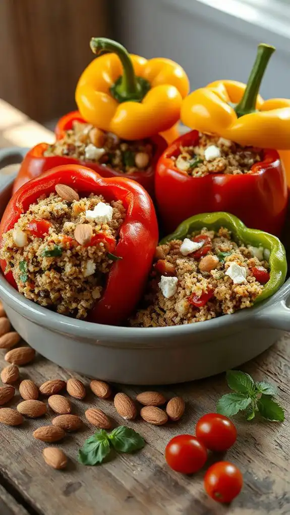 mediterranean stuffed bell peppers