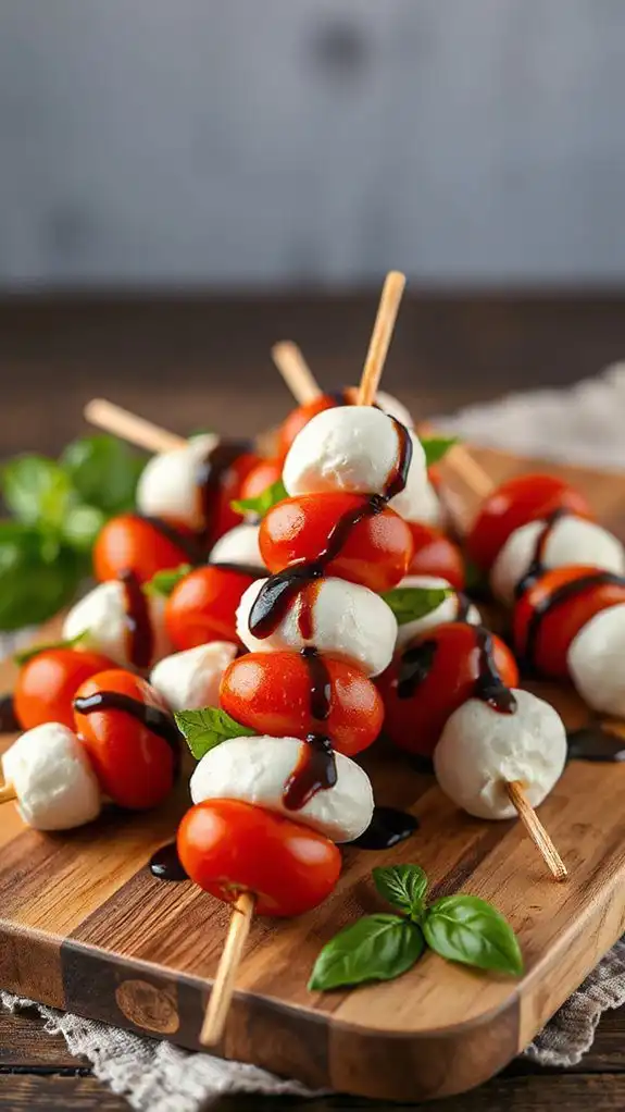 microwave caprese skewers recipe