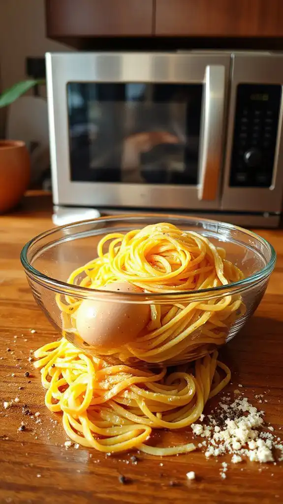 microwave carbonara recipe guide