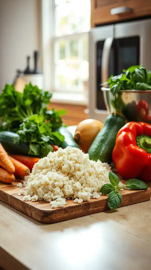 microwave cauliflower rice recipe microwave cauliflower rice recipe
