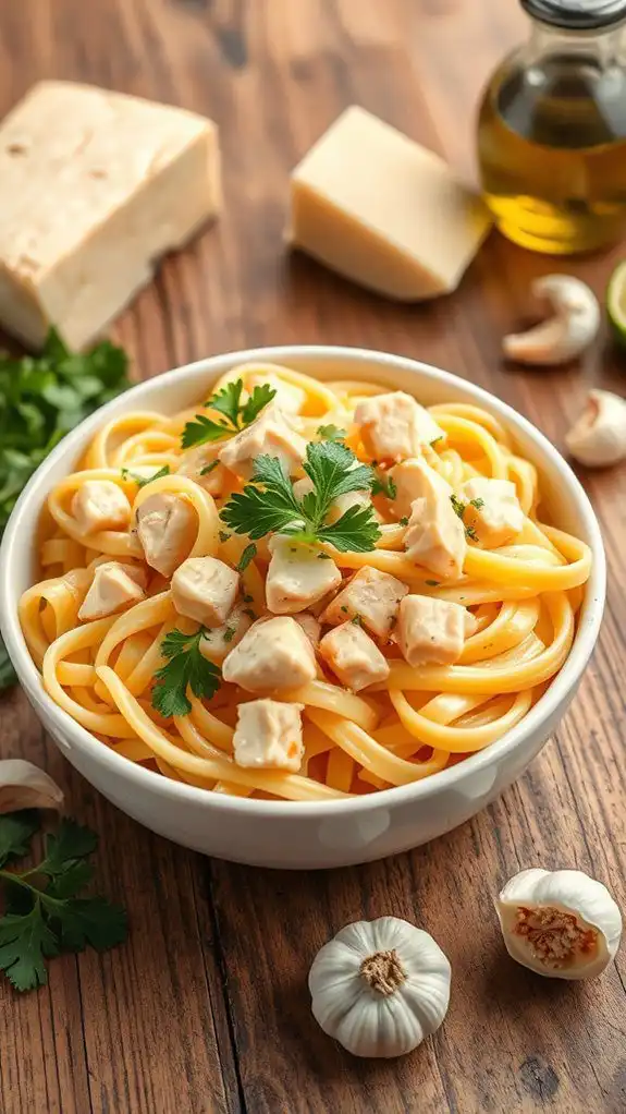 microwave chicken alfredo recipe