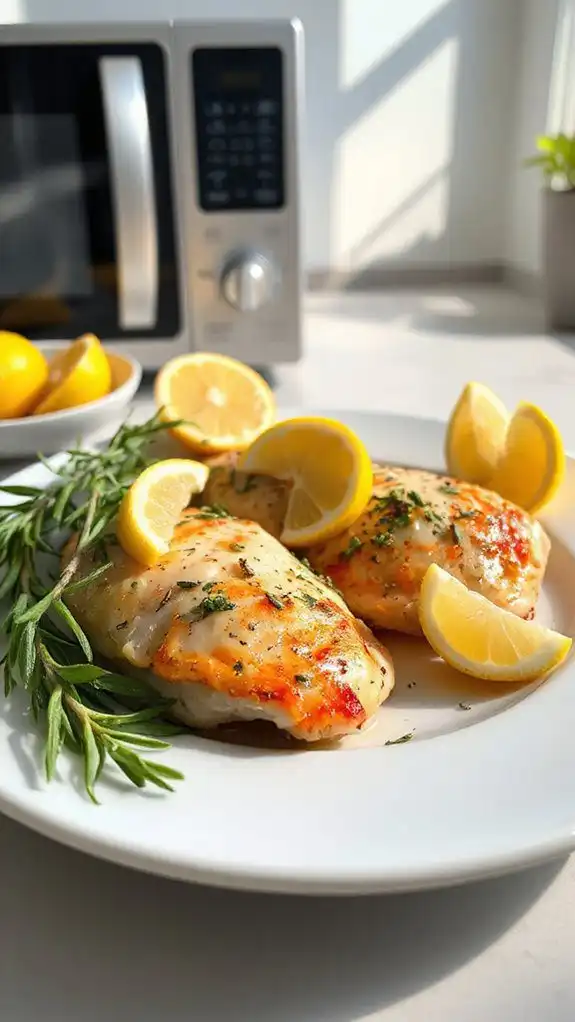 microwave chicken with lemon herb microwave chicken with lemon herb