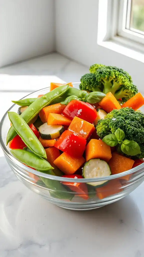 microwave cooked vegetable mix microwave cooked vegetable mix
