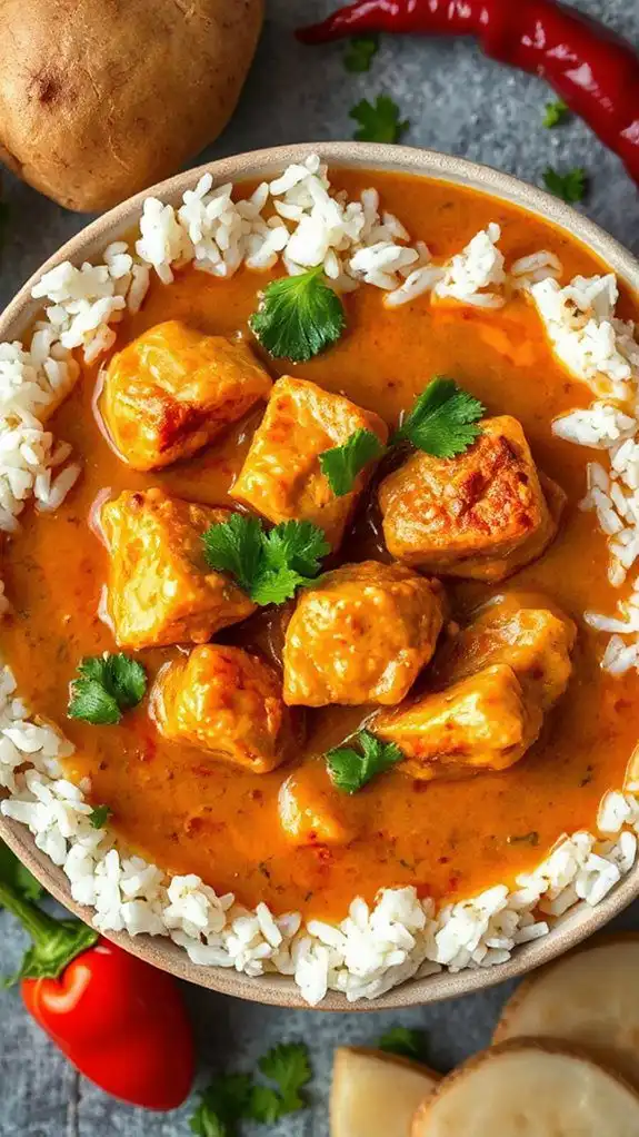 microwave cooking massaman curry