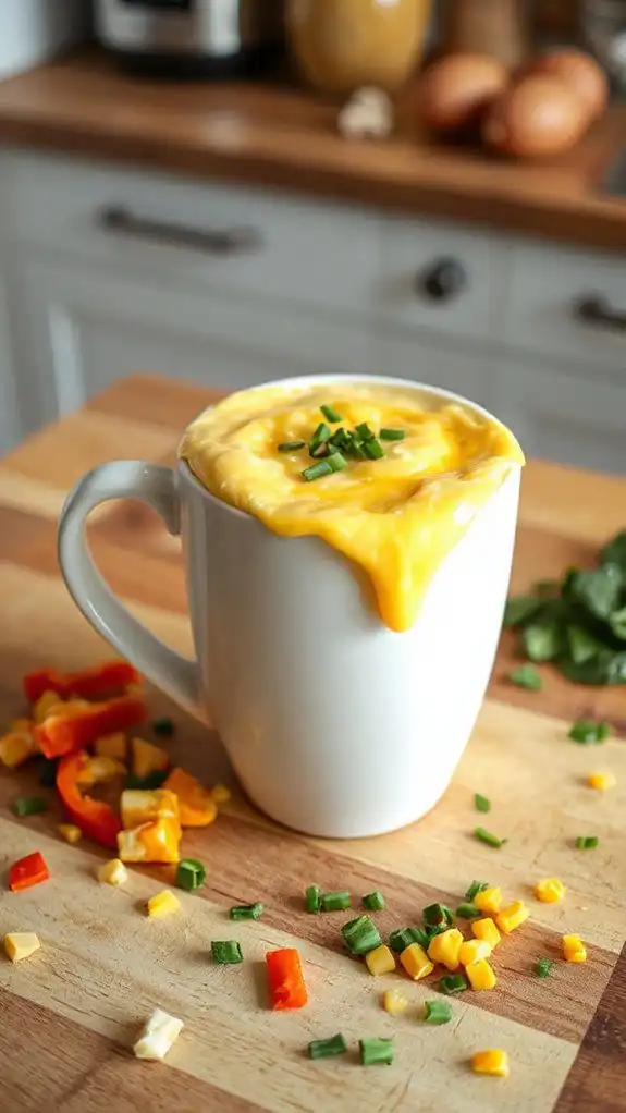 microwave egg cheese recipe