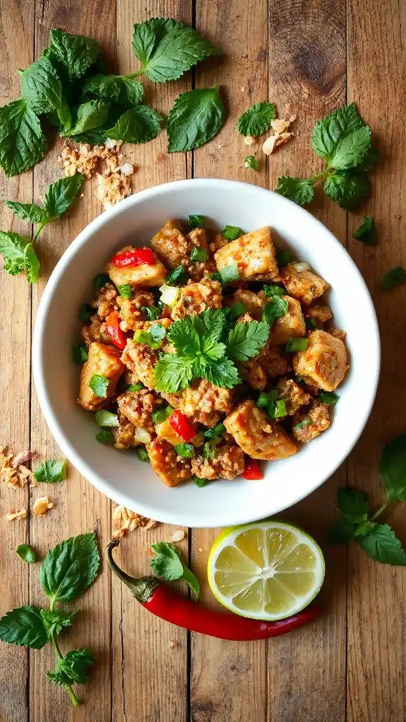 microwave larb gai recipe
