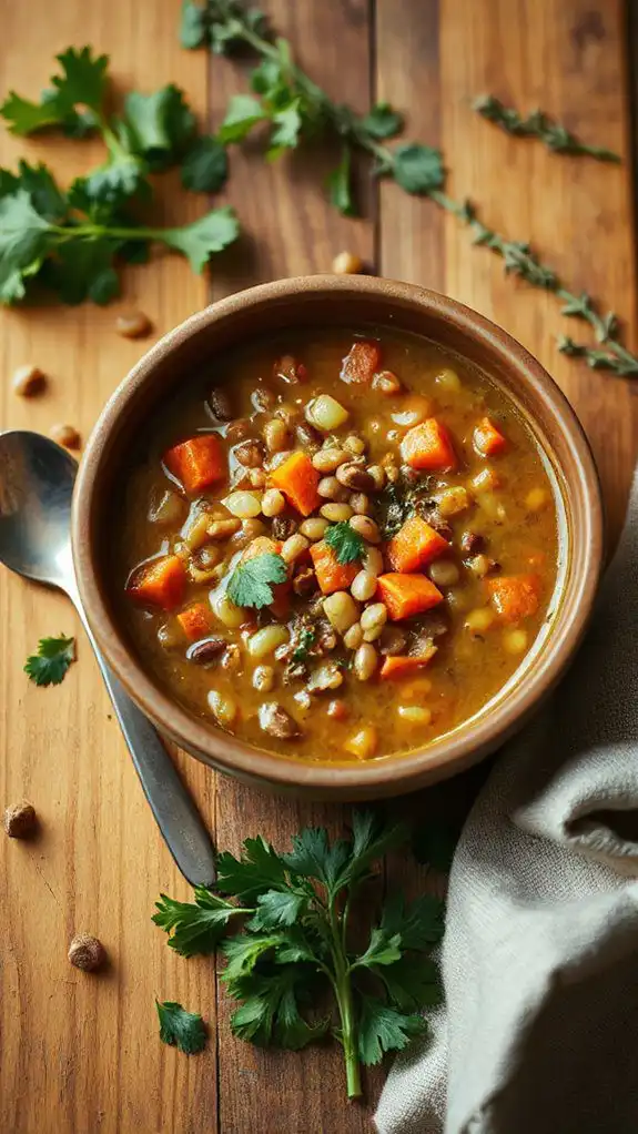 microwave lentil soup recipe
