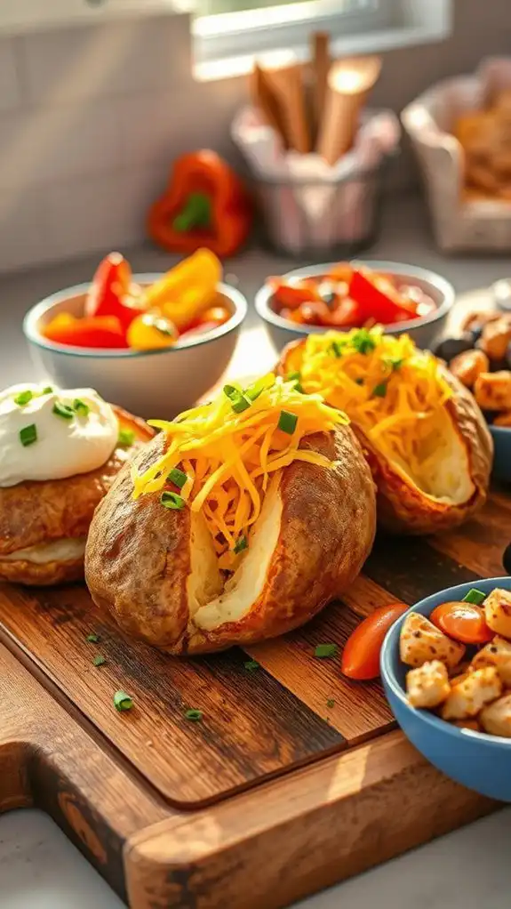 microwave stuffed potatoes recipe