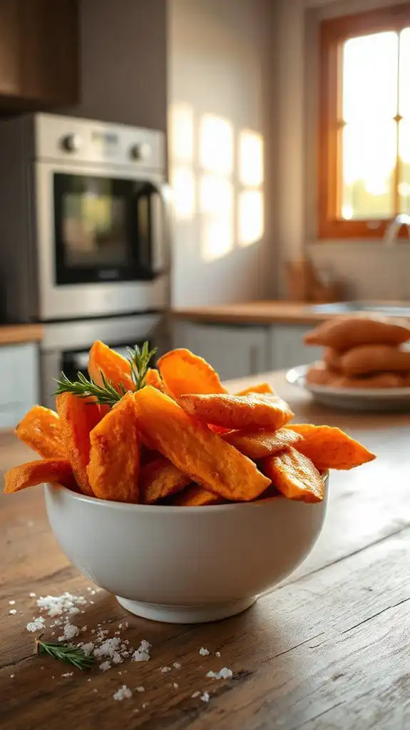 microwave sweet potato fries