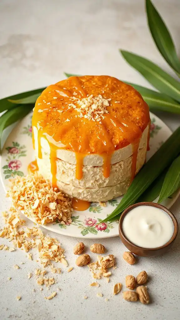 microwave thai coconut cake