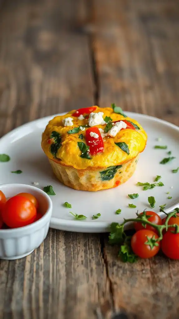 microwaveable egg breakfast muffin