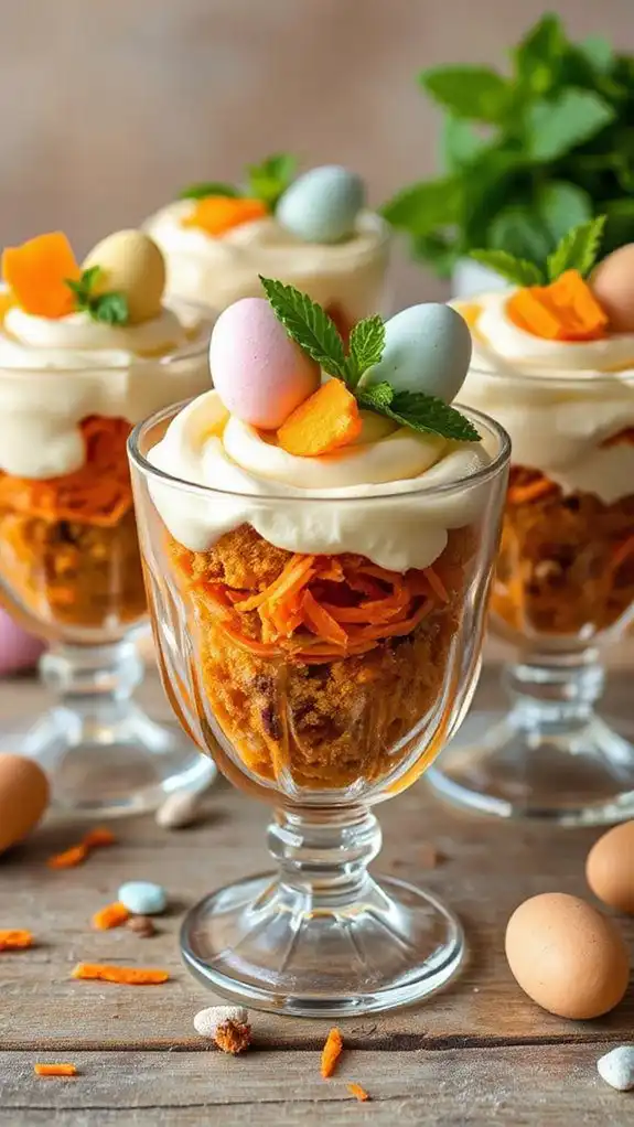 mini carrotcake dessert trifles