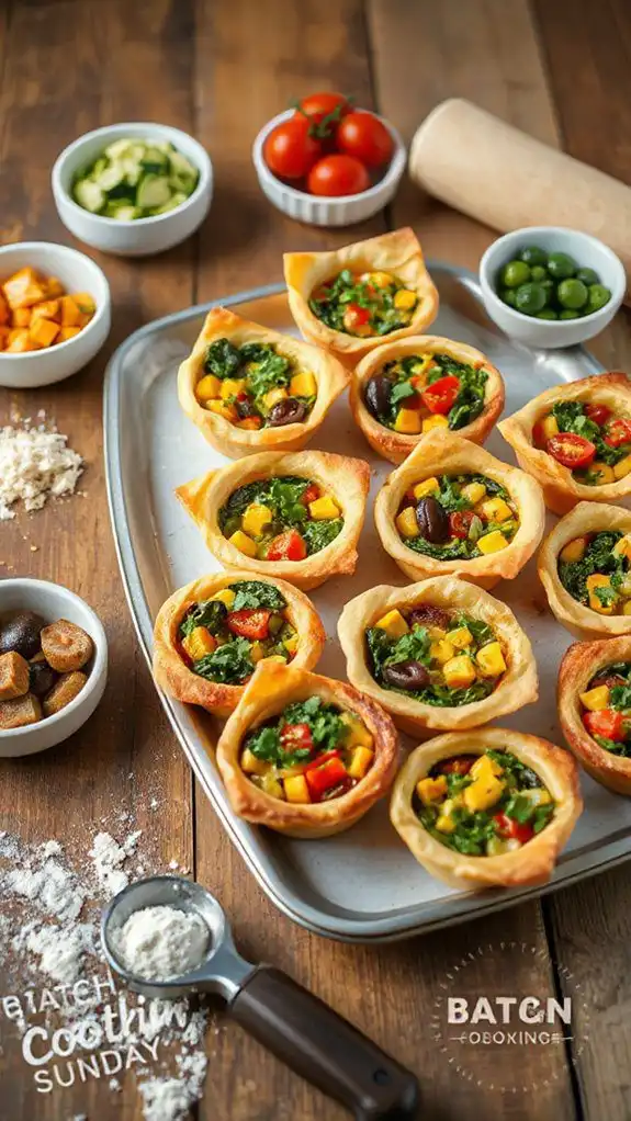 mini vegetable quiches recipe mini vegetable quiches recipe