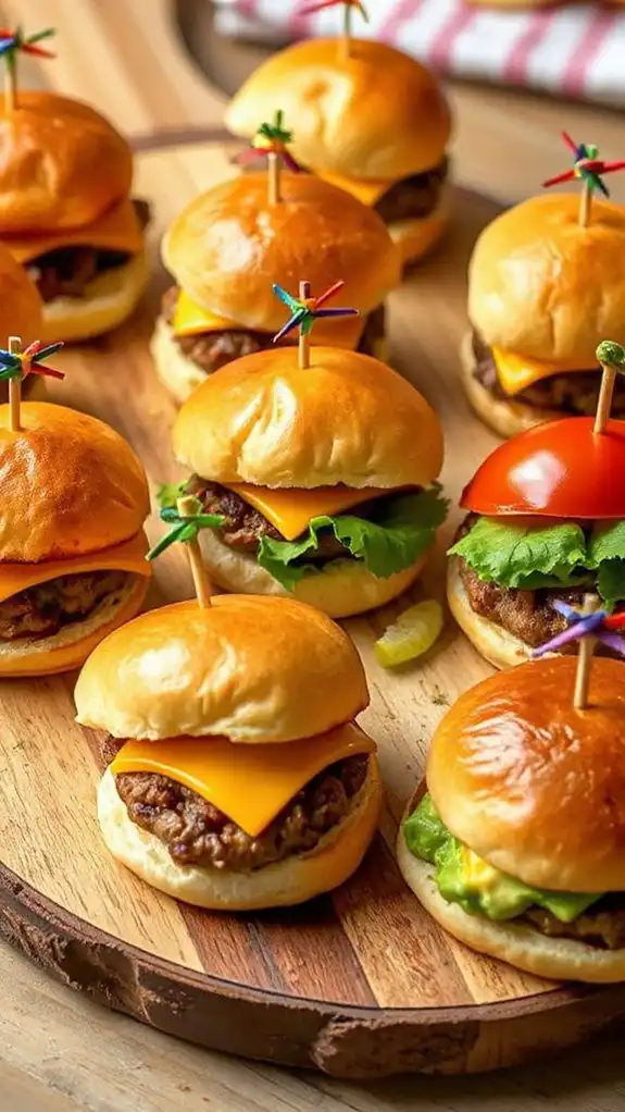 miniature beef sandwich bites