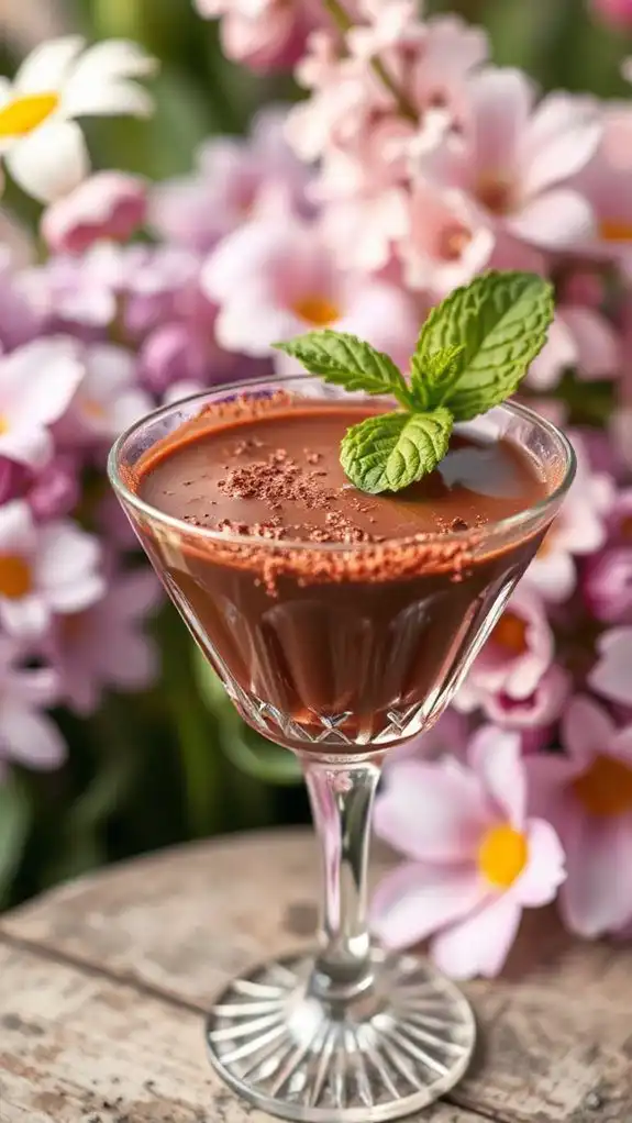 minty chocolate cocktail delight minty chocolate cocktail delight