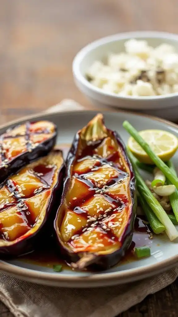 miso glazed eggplant recipe