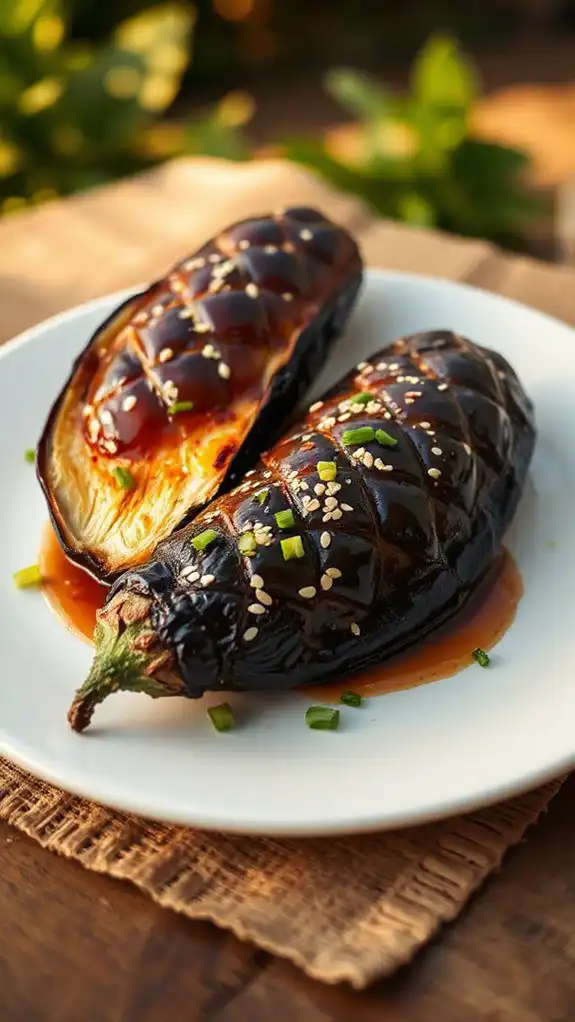 miso glazed eggplant recipe