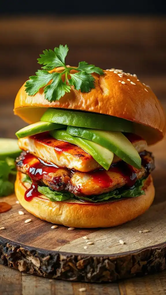 miso glazed salmon burger recipe