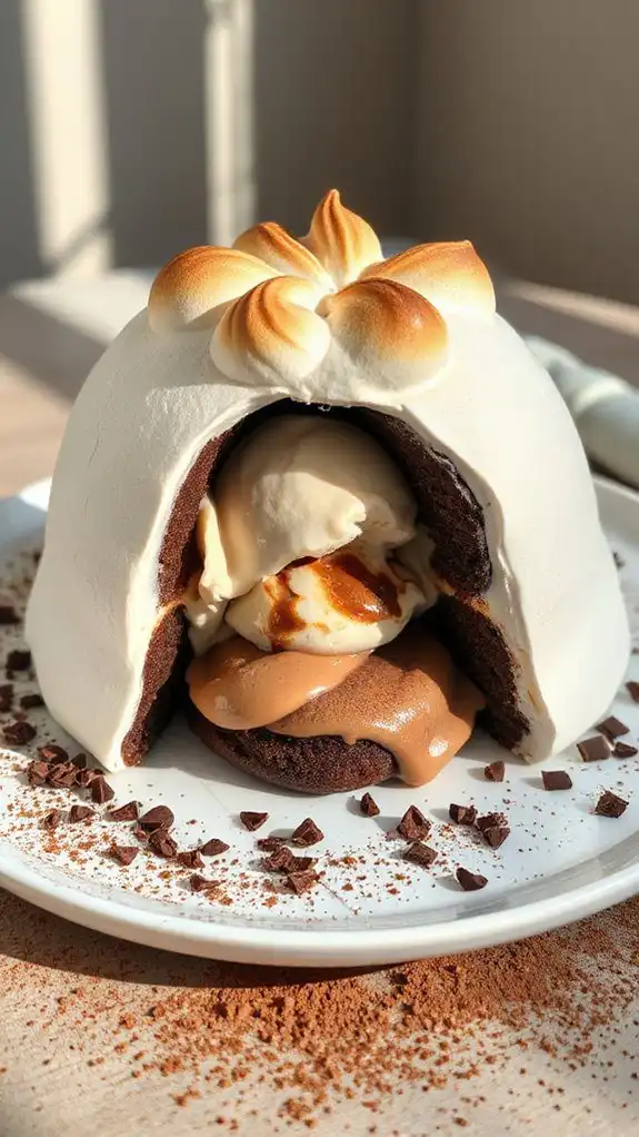 mocha flavored frozen dessert