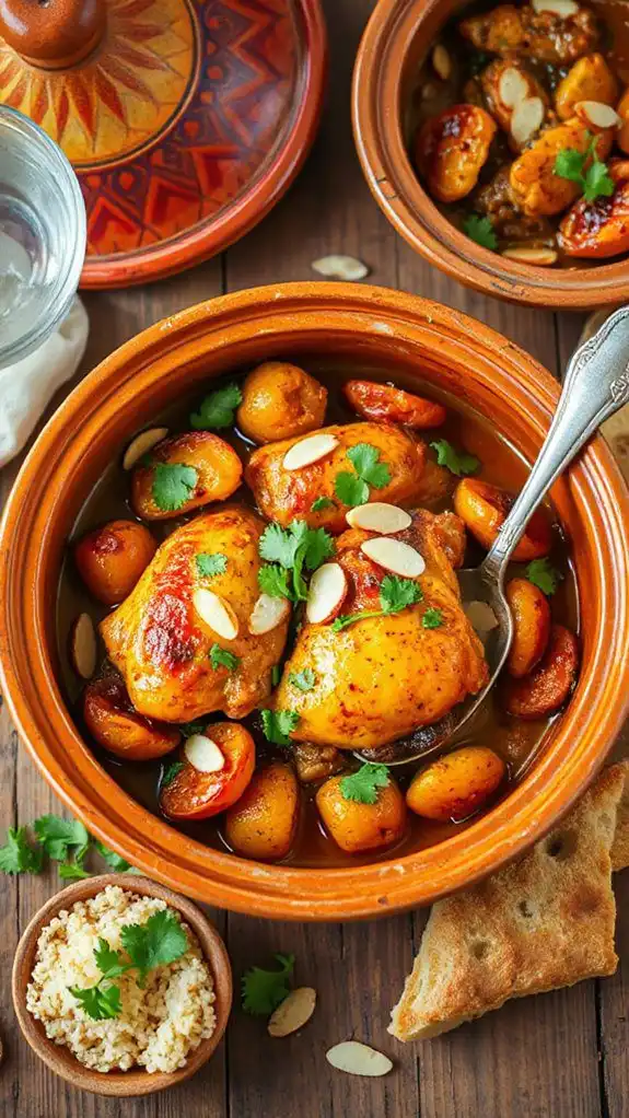 moroccan chicken with apricots moroccan chicken with apricots