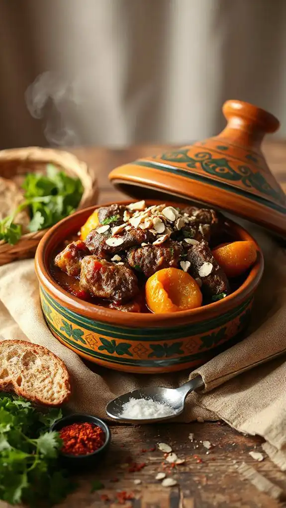 moroccan lamb and apricots