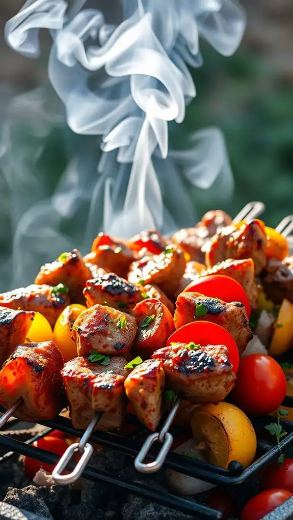 moroccan spiced lamb kebabs