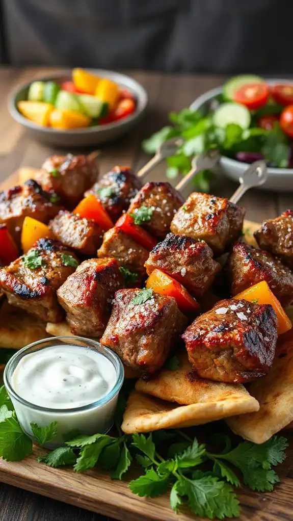 moroccan spiced lamb kebabs recipe