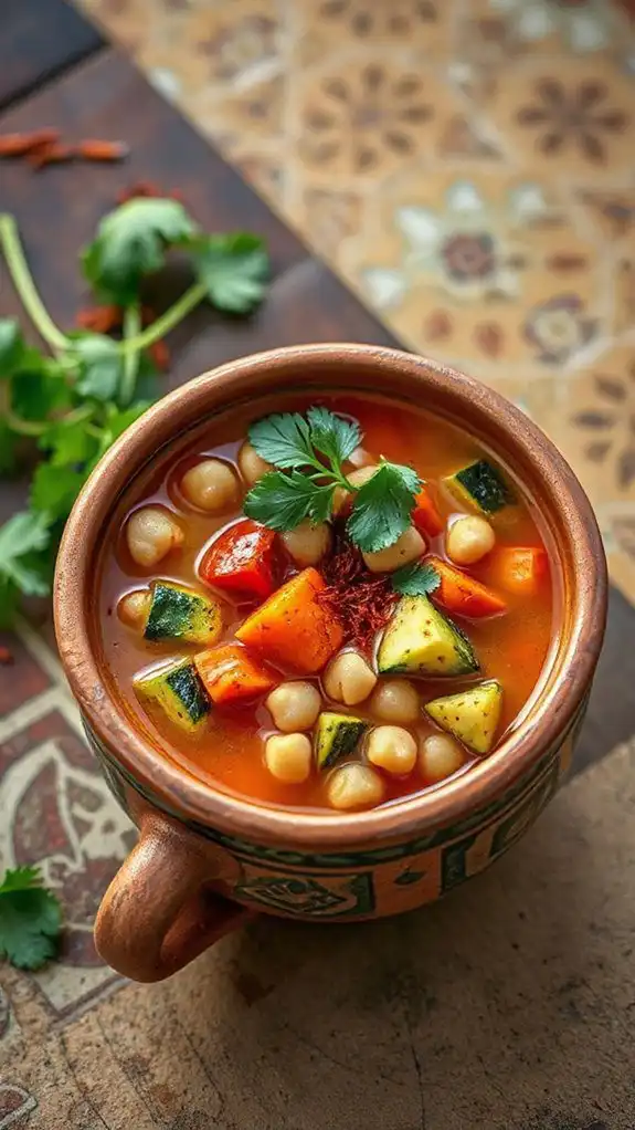moroccan spiced vegetable soup