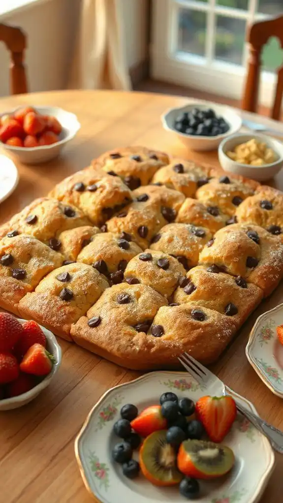 muffin casserole with chocolate muffin casserole with chocolate