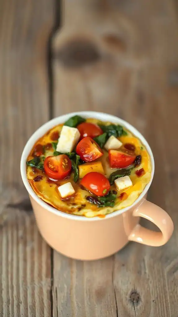 mug based vegetable cheese frittata mug based vegetable cheese frittata
