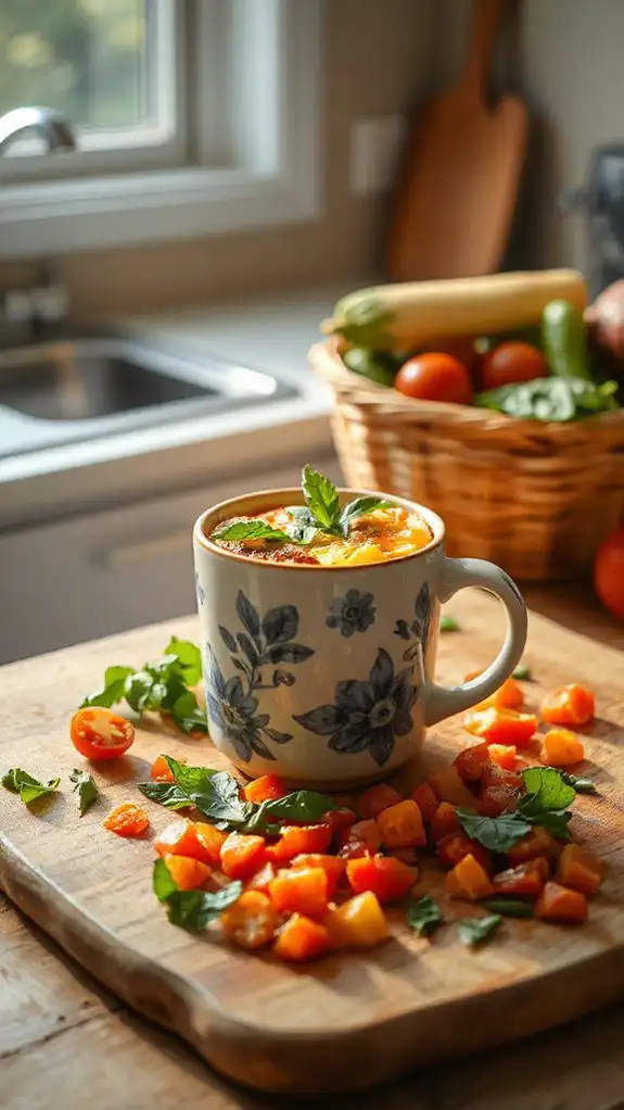 mug based vegetable frittata recipe mug based vegetable frittata recipe