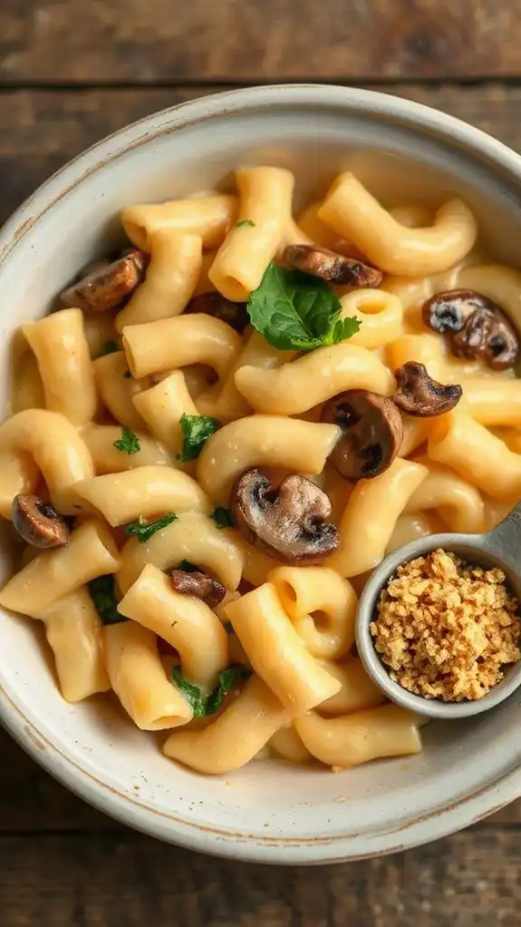 mushroom infused comfort food