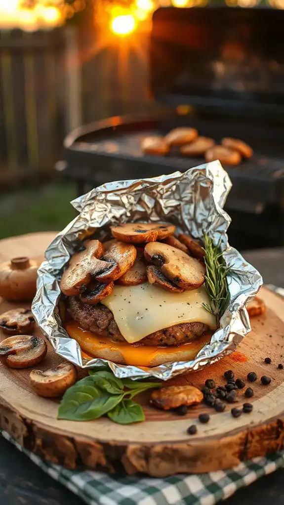mushroom swiss burger recipe mushroom swiss burger recipe