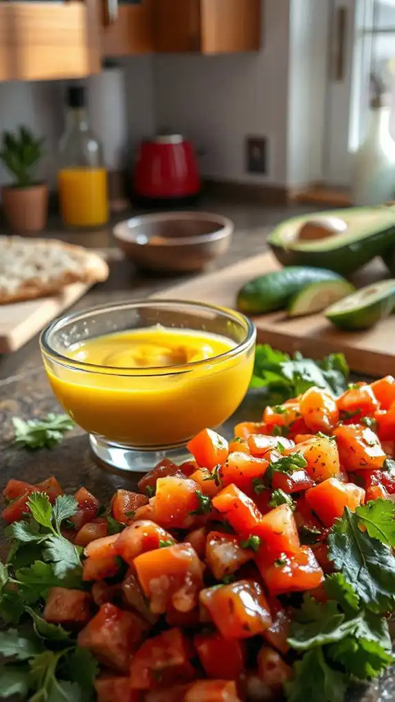 mustard or salsa substitute