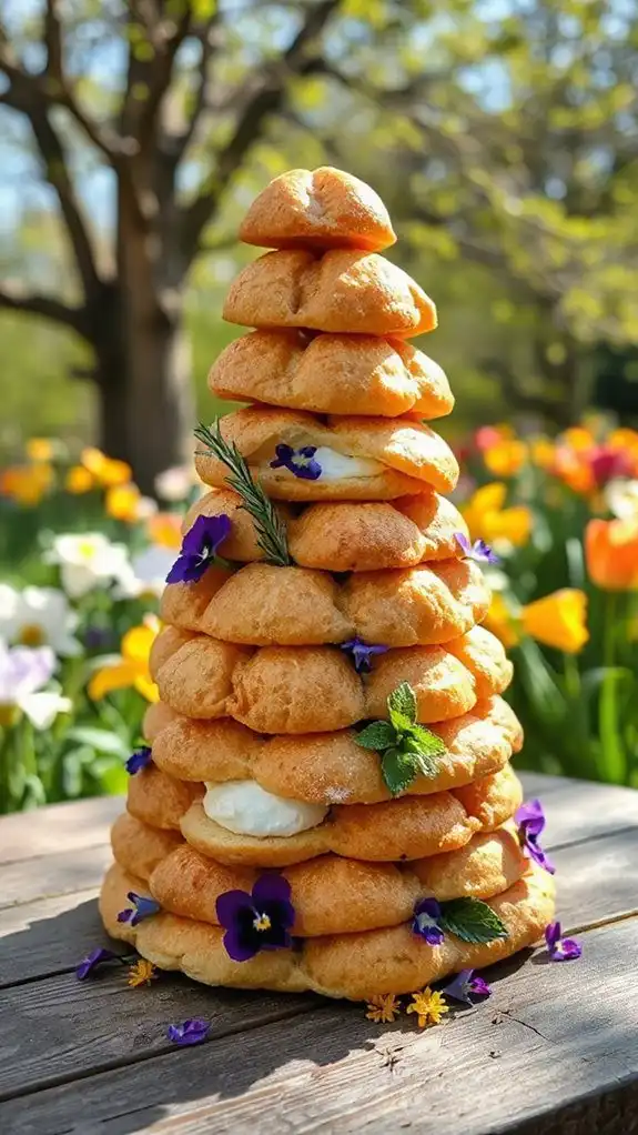 nature inspired rustic tower