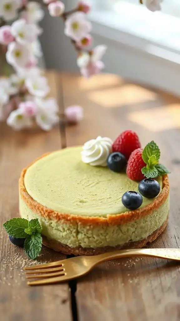 no bake matcha cheesecake recipe