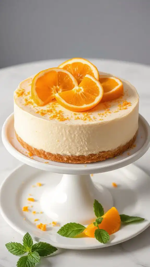 no bake orange cheesecake recipe