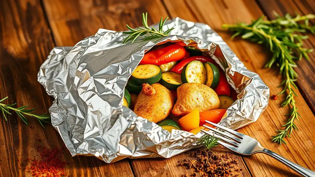 no mess foil packet dinners