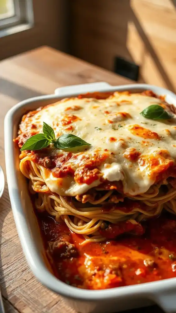 noodle based layered dish