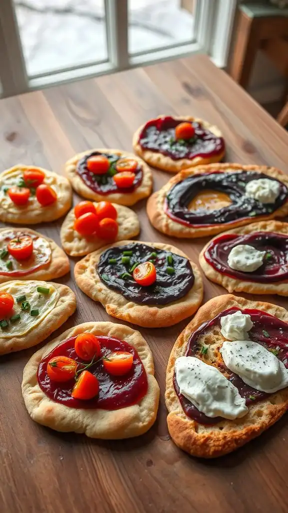 nordic flatbreads with toppings nordic flatbreads with toppings
