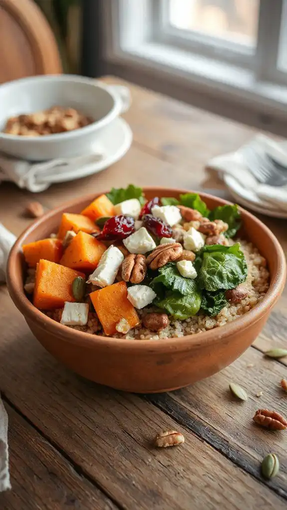 nourishing autumn grain dish