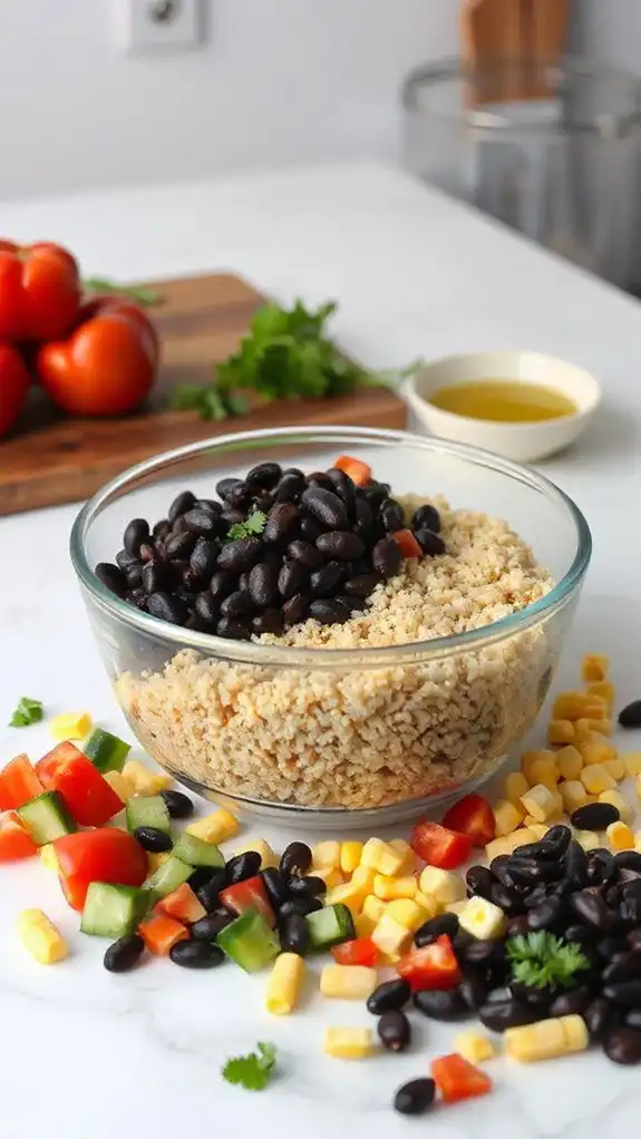nourishing quinoa black bean salad nourishing quinoa black bean salad