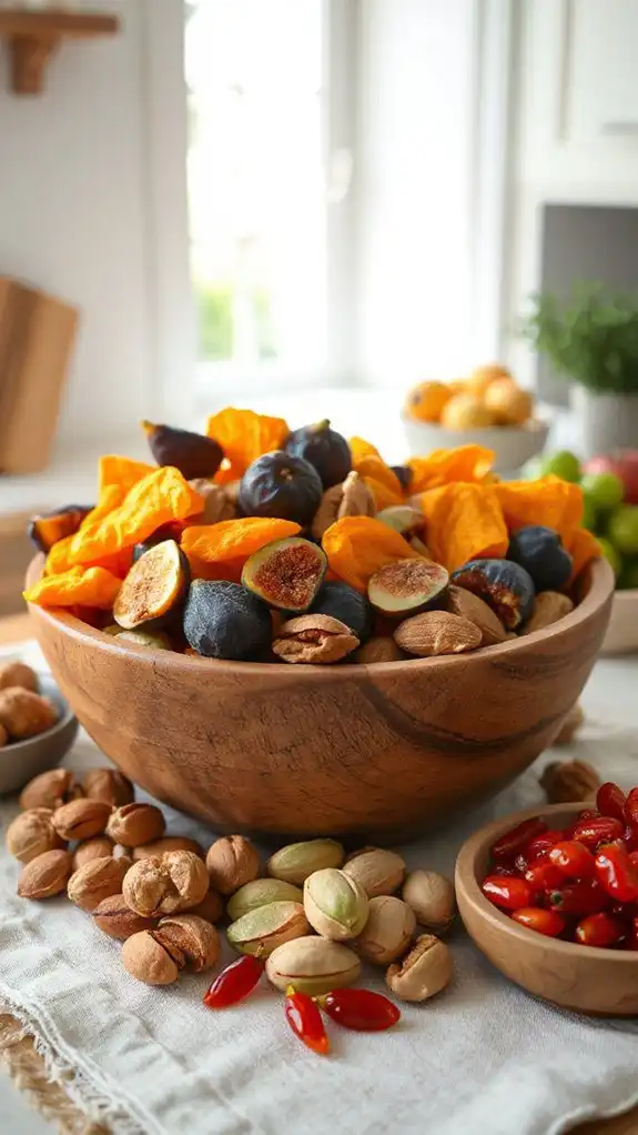 nut and fruit clusters nut and fruit clusters