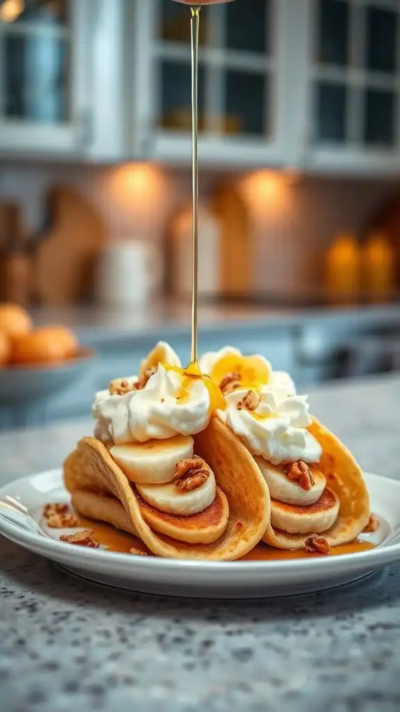 nut butter banana pancakes